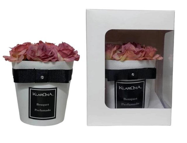 Buquê de Flores Perfumadas em Vaso - UniGifts Presentes Especiais